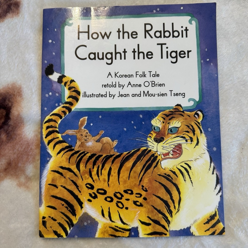 1995 How the Rabbit Caught the Tiger Paperback Vintage Kids Folklore Book